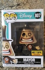 Funko Pop: Nightmare Before Christmas MAYOR Diamond #807 Hot Topic Exclusive