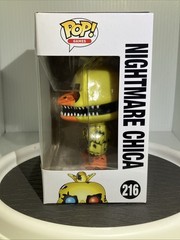 VAULTED MIB Funko POP Games – FNAF: Nightmare Chica #216 w/Protector