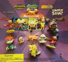 YOU PICK Nickelodeon VTG 2000 Toy Vending Machine 2″ Capsule Toy Figure Y2K