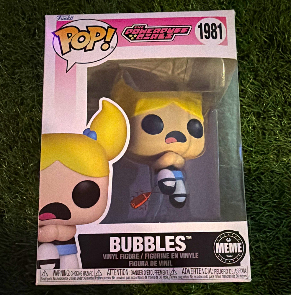Funko Pop! The Powerpuff Girls – Bubbles (Meme) Vinyl Figure #1981