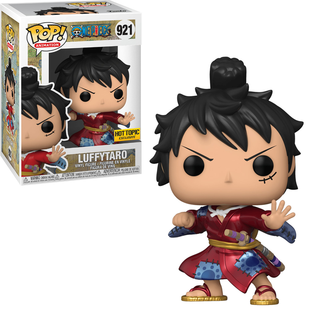 Funko POP! Animation: One Piece – Luffytaro [Metallic] (Hot Topic) #921