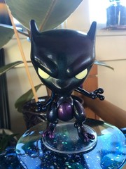 Mewtwo Custom Funko Pop Iridescent Galaxy with GID eyes by Unicorn Crossing