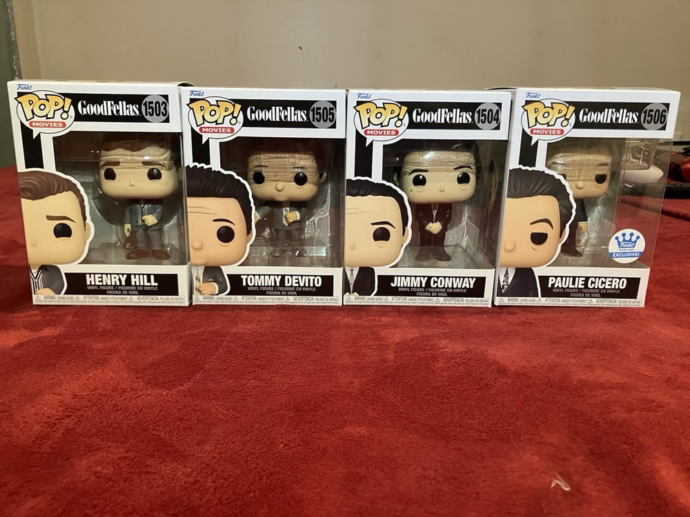Funko Pop – Full Goodfellas Bundle – Jimmy – Paulie – Henry – Tommy