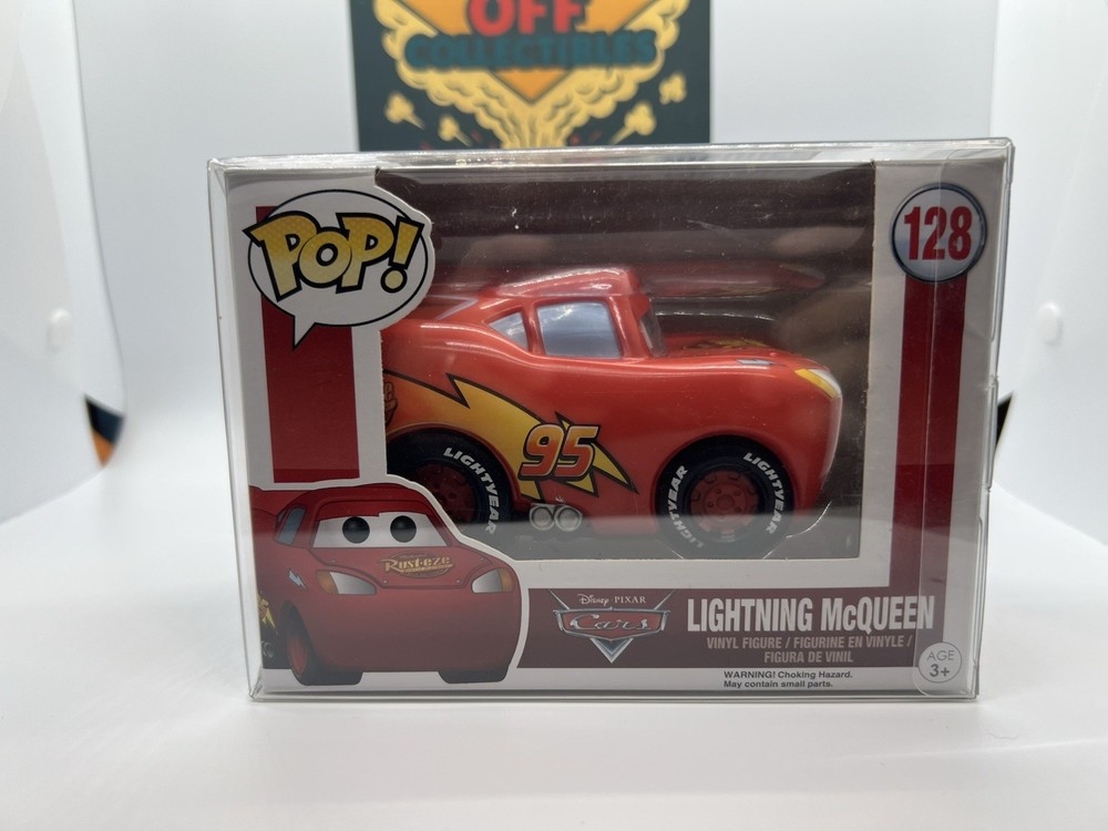 *Grail* Pixar’s Cars: Lightning McQueen #128 Funko Pop! Vaulted