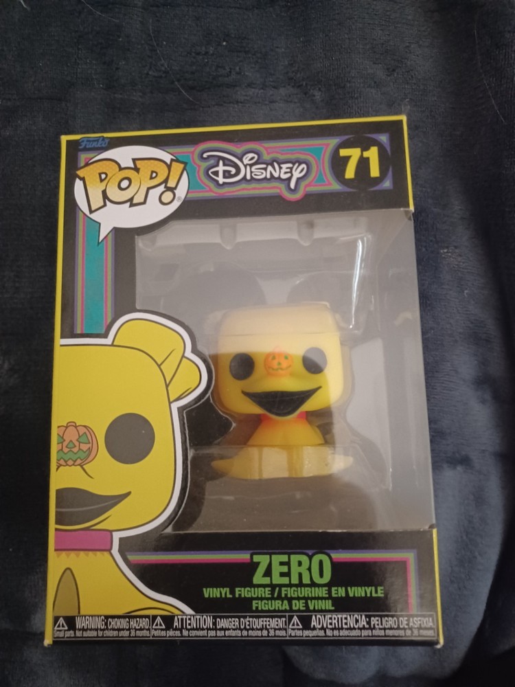Lot Of 3 Disney Funko Pops #807, #71 & # 16 – Zero , Sally & Mayor See Photos