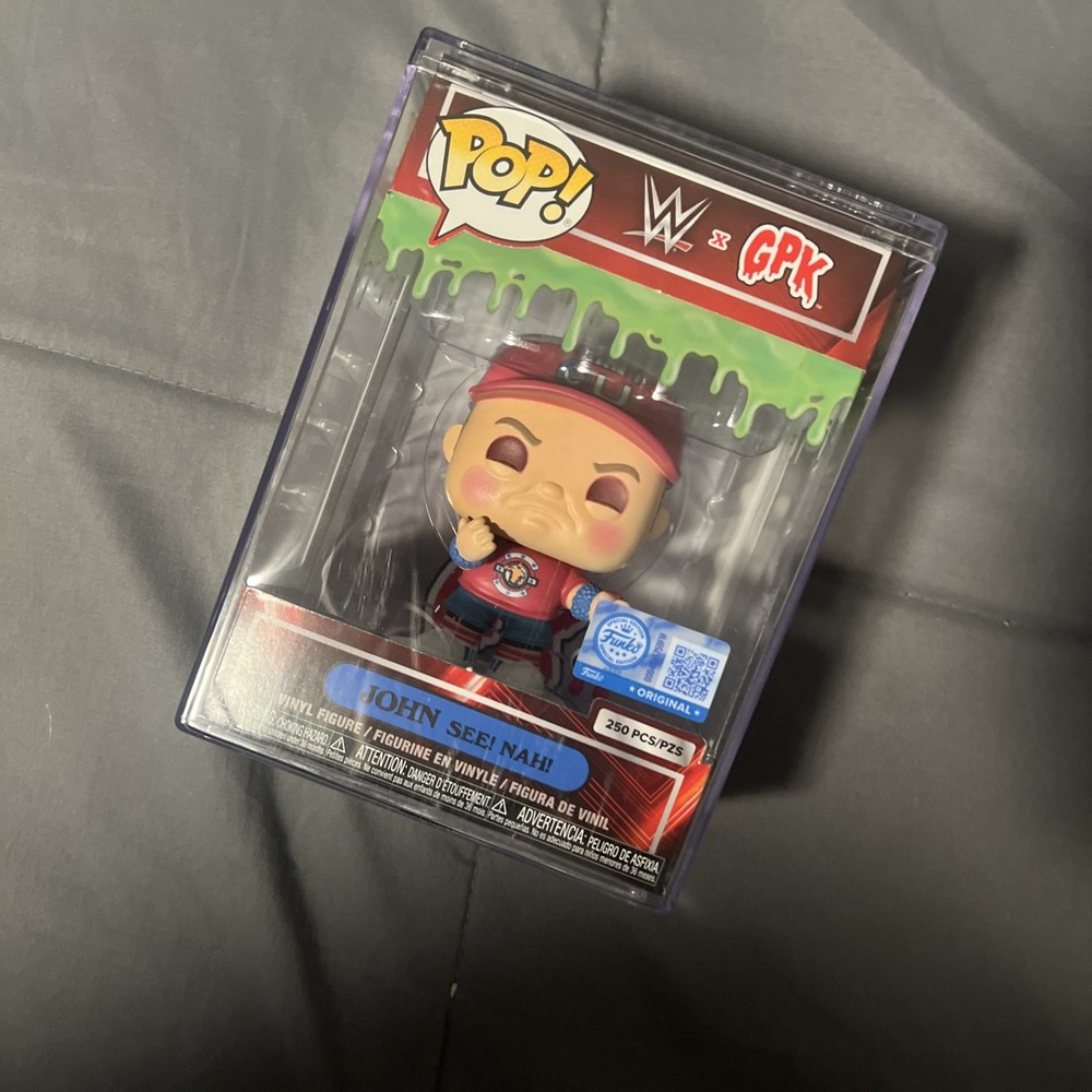 Funko Pop WWE John Cena Garbage Pail Kid Fanatics Fest NYC Exclusive LE 250 PCS