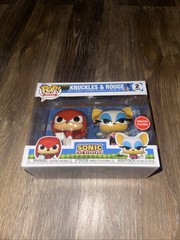 Funko Pop! Games: Sonic – Knuckles and Rouge 2pk Exc, Collectable Vinyl Toy Figu