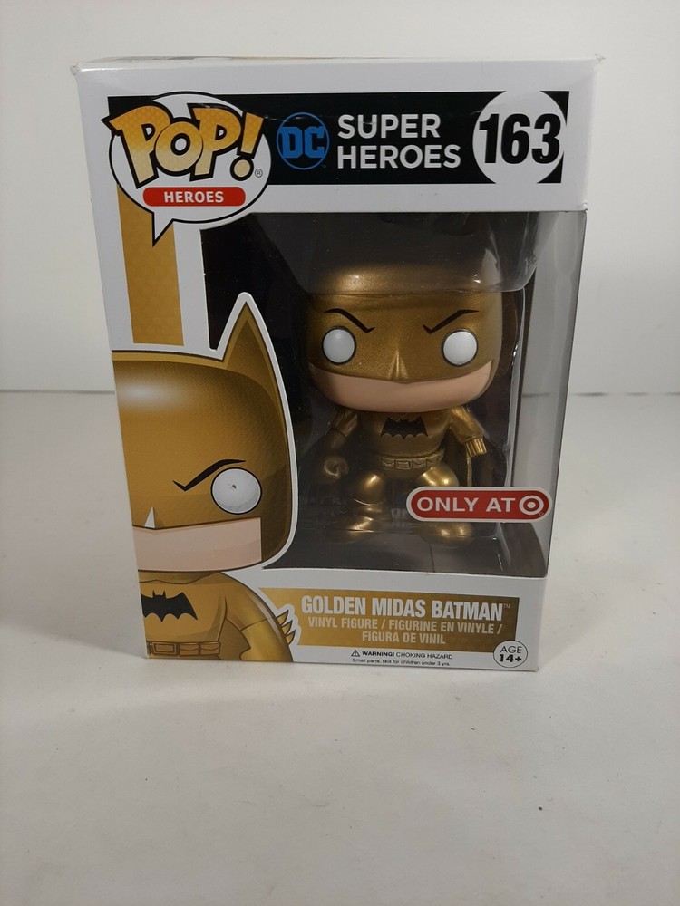 Funko Pop! DC Superheroes Golden Midas Batman #163 Target Exclusive