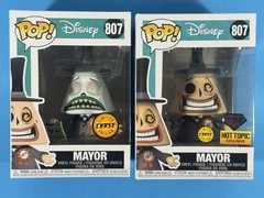 Funko Pop! Mayor Chase Bundle Disney Nightmare Before Christmas✨ Hot Topic Ex.