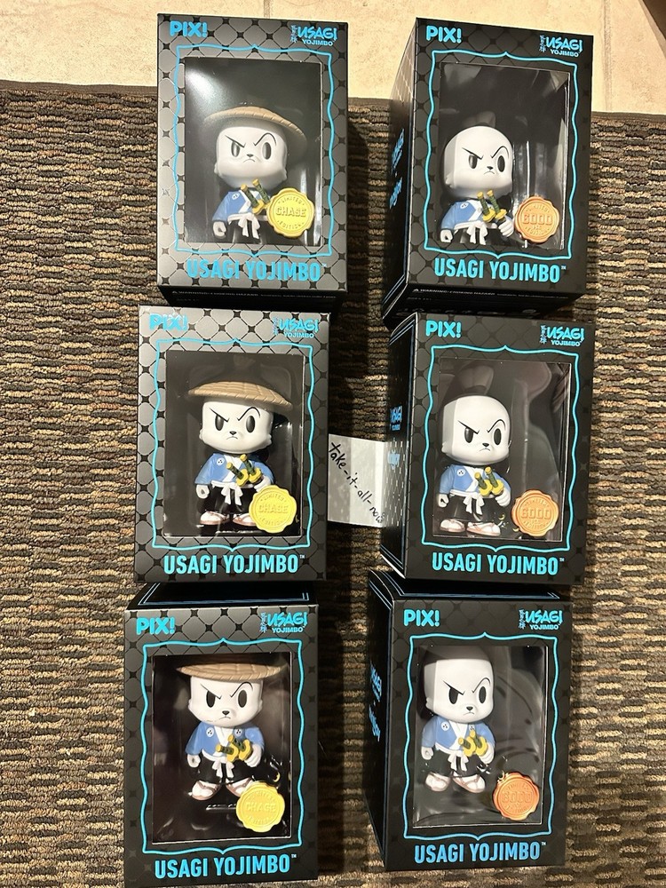 You Get One Pair of Thrilljoy Usagi Yojimbo CHASE & Hero Bundle ships double box