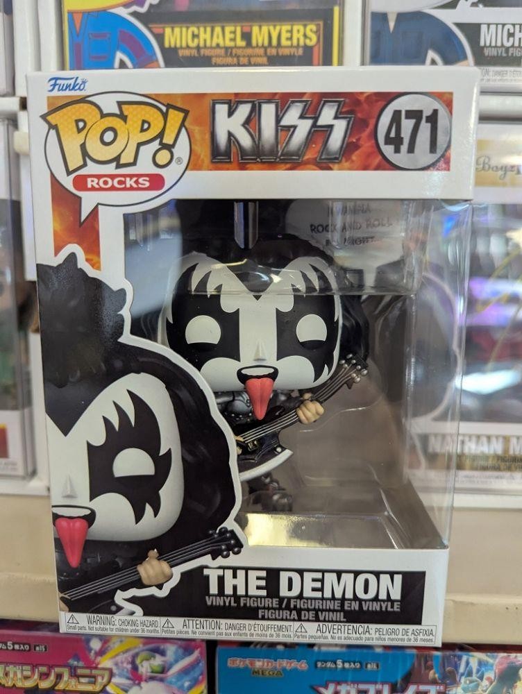 2025 – Kiss – the Demon #471 Funko Pop Gene Simmons