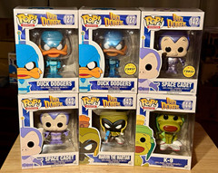 Funko Pop! Duck Dodgers Lot (127,142,143,144) Chase Please Read Description