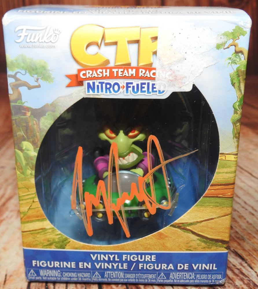 Funko Open Box Minis: Crash Bandicoot – Nitros Oxide – Jess Harrell signed – JSA