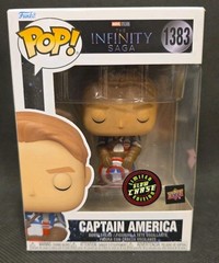 Funko Pop Captain America Upper Deck Exclusive Infinity 1383 Limited Glow Chase