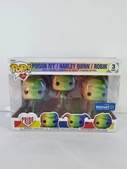 Funko Pop DC Pride Poison Ivy Harley Quinn Robin 3-Pack Walmart Exclusive