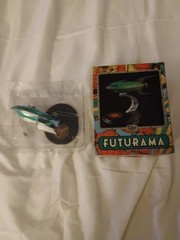 Loot Crate Quantum Mechanix Futurama Ship Figure Original Packaging
