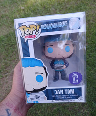 POP! Custom Dan TDM TheDiamondMinecart Vinyl Figure in Box – Blue/Black/White
