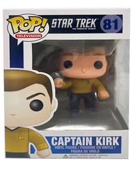 Funko Pop! TV Star Trek The Original Series CAPTAIN KIRK #81 Vaulted Loose 2013
