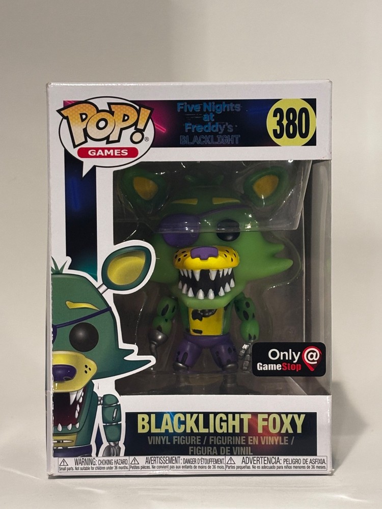 Funko Pop! Five Nights at Freddy’s-Foxy-(Black Light) (Exclusive) #380
