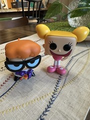 Funko Pop Nickelodeon Dexter’s Laboratory Cartoon Dexter And Dee Dee OOB