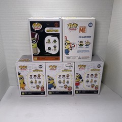 Minions Funko Pop Lot Of 5 Rise of Gru 126,902,903,904,970 Stuart Otto Kevin