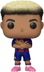 Lamine Yamal Facsimile Signed Reprint Laser Autographed Funko POP! Soccer FC …