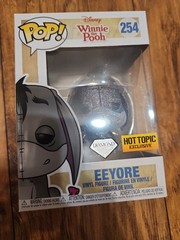 Funko Pop Eeyore #254 Diamond Collection Hot Topic Exclusive Disney Winnie Pooh