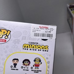 Minions Funko Pop Lot Of 5 Rise of Gru 126,902,903,904,970 Stuart Otto Kevin