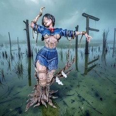 Fanart Custom Figure Ayakakashi airbrush painted 9.8 inch Adult 17+