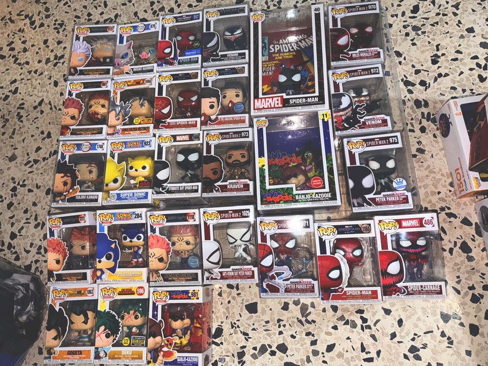 27 FUNKO POPS 🔥 MARVEL, ANIME & VIDEO JUEGOS ✅