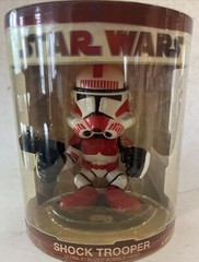 Star Wars Shock Trooper Ultra-Stylized 6″ Bobblehead Funko NIB 2010 RARE