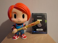 Thrilljoy PIX Chucky with Bat Vinyl Figure – Child’s Play LE5000 OOB