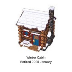 Webkinz 2025 Winter Cabin Large House Firewood Christmas Holidays Holiday Snow
