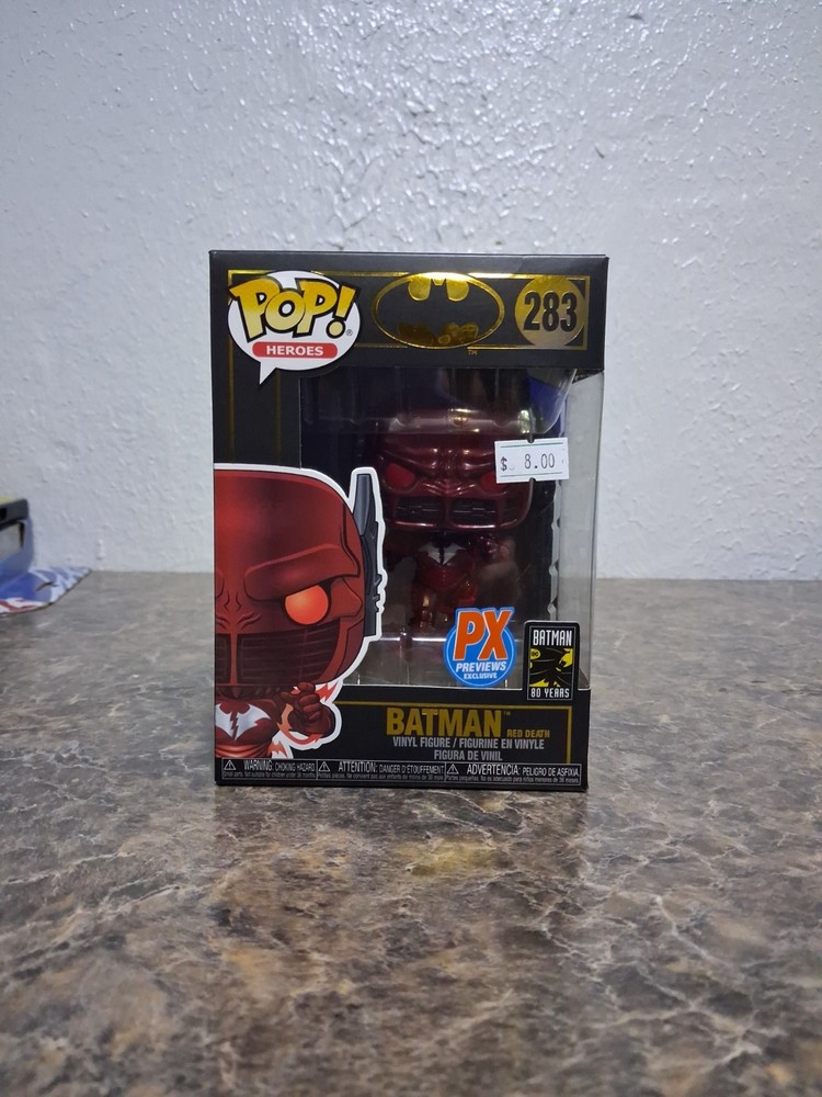 Funko Pop! Heroes – Batman #283 Batman Red Death PX Previews Exclusive (Vaulted)