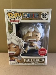 Funko Pop! One Piece Luffy Gear Five 5 #1621 Gamestop Exclusive In Hand!