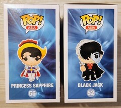 Funko Pop! Asia: Osamu Tezuka Princess Sapphire 55 & Black Jack 52 w/ Protectors