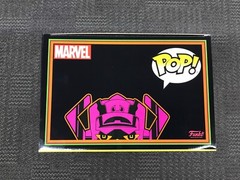 Funko Pop! Marvel Galactus with Silver Surfer Black Light Version Jumbo 10-Inch