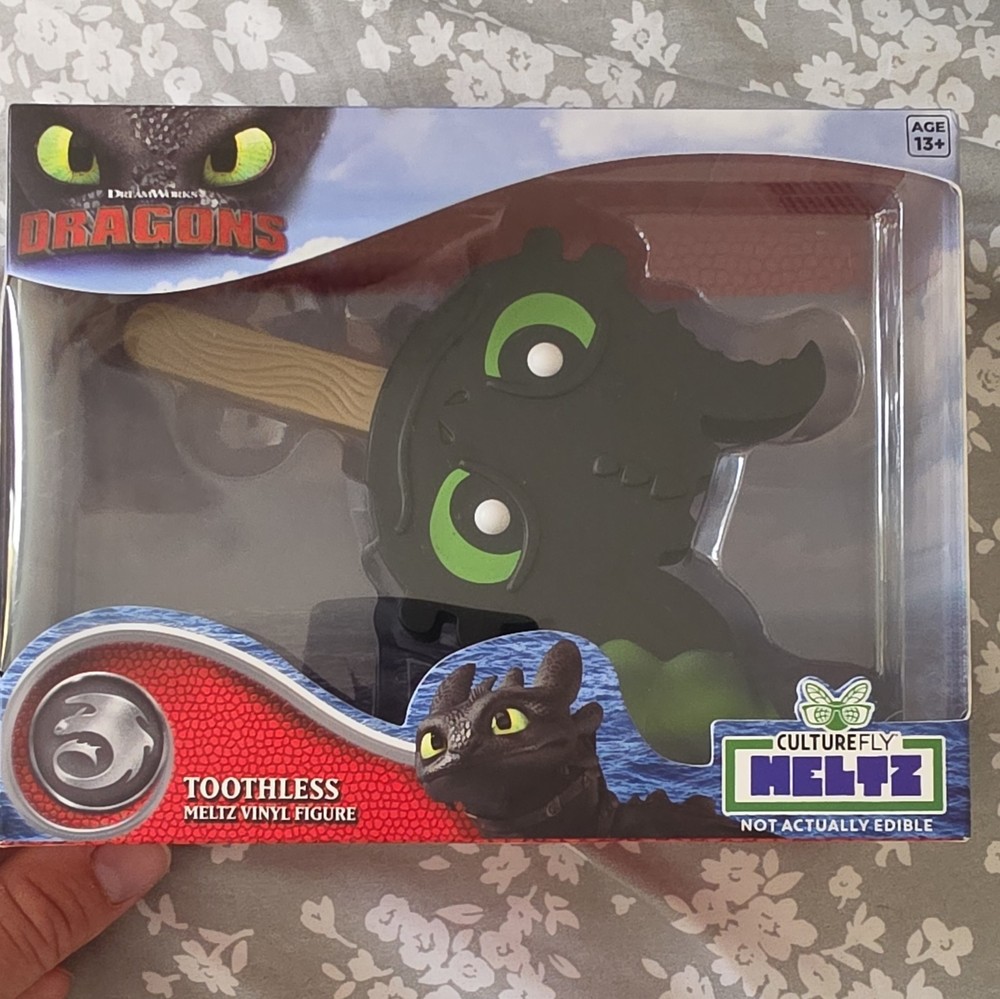 CultureFly Meltz DreamWorks Dragons Toothless Vinyl Figure 2 Display HOP019APAMC