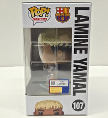 LAMINE YAMAL – Barcelona – Funko Pop! Football #107 Vinyl Figure MINOR BOX WEAR