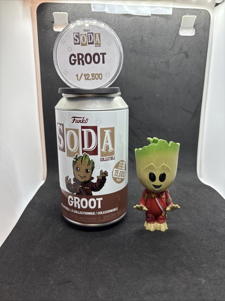 Funko Soda Groot Marvel Guardians of the Galaxy Vol 2 Vinyl Figure COMMON /15000