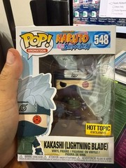 Funko Pop! 548 Kakashi Lightning Blade Hot Topic Exclusive Naruto Shippuden