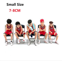 Lot of 5 SLAM DUNK Sakuragi Rukawa Akagi Mitsui Miyagi Basketball Shohoku Fig…