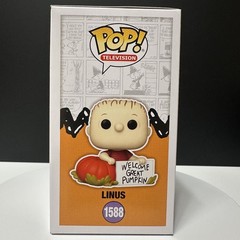 Funko Pop! Peanuts – Linus #1588 great pumpkin w/pop protector