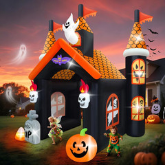 12FT Halloween Inflatable Archway, Large Haunted House Inflatables