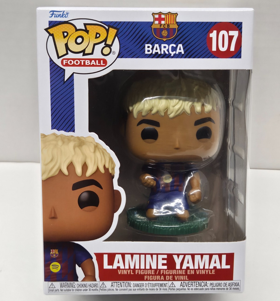 LAMINE YAMAL – Barcelona – Funko Pop! Football #107 Vinyl Figure MINOR BOX WEAR