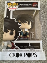 Death Note L on Chair 2381 Funko POP! Vinyl New in Mint Box + Protector