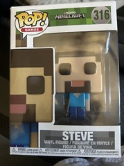 Minecraft Steve Funko Pop #316 MISPRINT