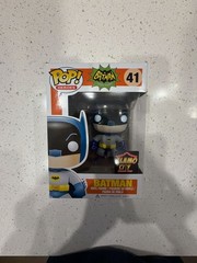 Funko Pop! ACCC 2013 Alamo City Metallic 1966 Batman #41 Adam West! VAULTED!
