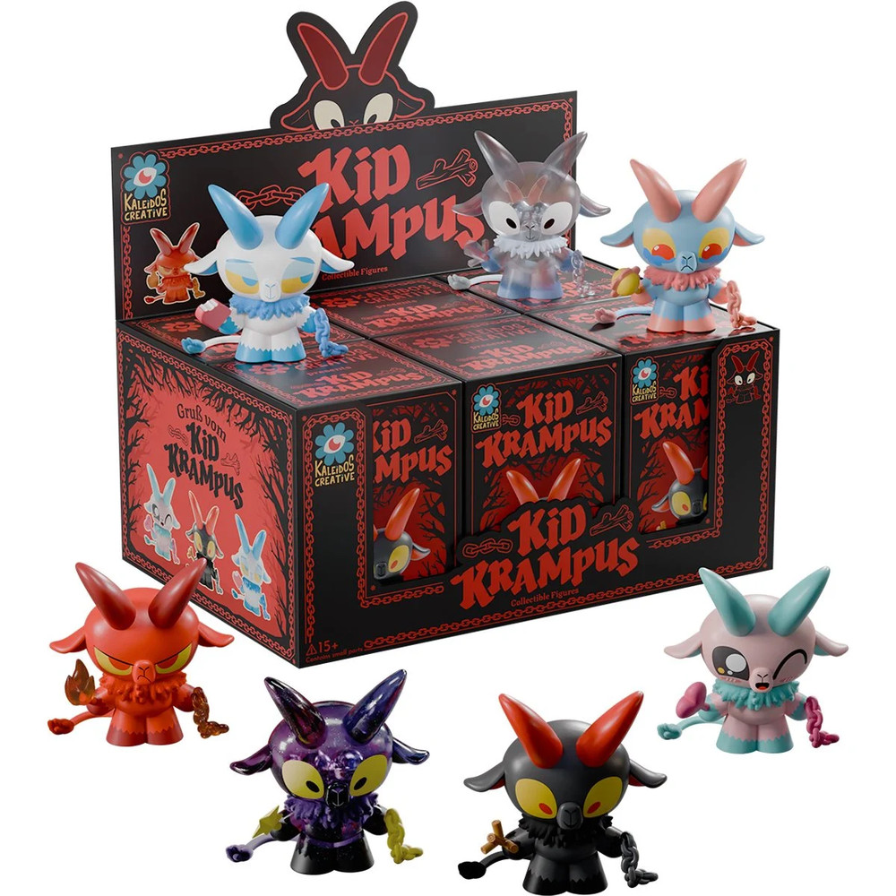 Kaleidos Creative • KID KRAMPUS • Blind Box Mini Fig (1 sealed box) • Ships Free