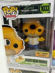 Funko Pop! The Simpsons Donut Head Homer Hot Topic #1033 LOT x 11 NIB